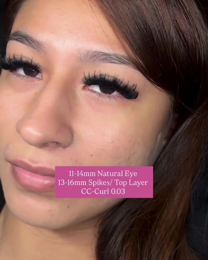 Natural eye lash map posted by Proverb Beauty